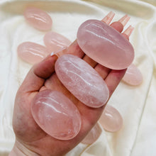 Load image into Gallery viewer, Rose Quartz Palmstones - Most Have Stars (1)
