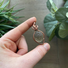 Load image into Gallery viewer, Smoky Quartz Moon Carving x Copper Wire: The Moonlight Collection
