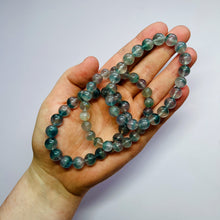Load image into Gallery viewer, Striped Blue Fluorite Stretch Bracelets
