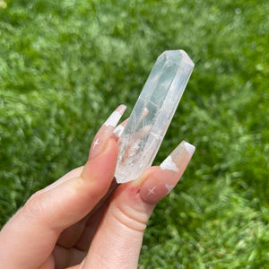 Stunning Lemurian Crystal with “Inner Child” penetrator quartz