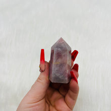 Load image into Gallery viewer, Lavender Rose Quartz Tower 6
