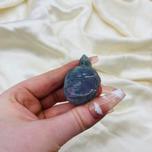 Load image into Gallery viewer, Rare Purple/Pink Labradorite Turtle Carving 6
