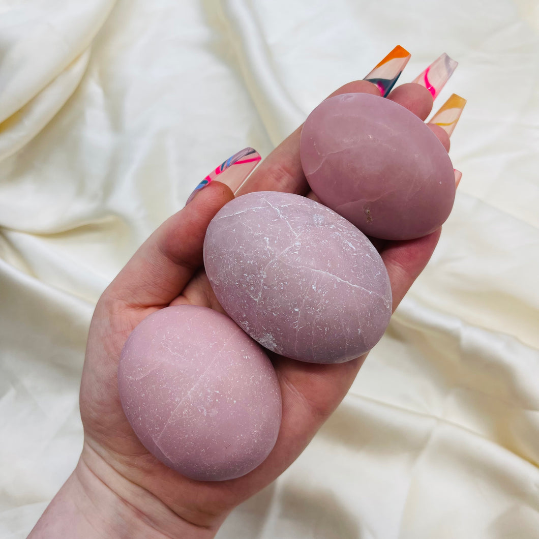 Pink Opal Palmstones (1)