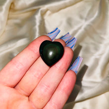 Load image into Gallery viewer, Rainbow Obsidian Heart Carvings (smaller, 1)
