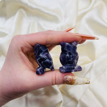 Load image into Gallery viewer, ONE Amethyst Owl Carving
