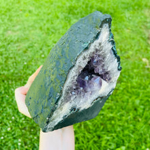 Load image into Gallery viewer, XL 7lb5oz Amethyst Cut Base 2 (chipped back)
