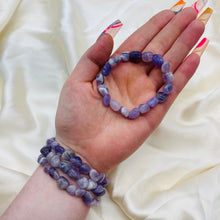 Load image into Gallery viewer, Tumbled Amethyst Crystal Stretch Bracelets (1)
