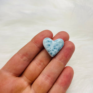 Top Quality Larimar Heart Carving 31