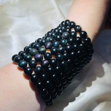 Load image into Gallery viewer, Rainbow Obsidian Crystal Stretch Bracelets (1)

