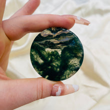 Load image into Gallery viewer, Moss Agate Charging Plates (1)
