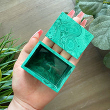 Load image into Gallery viewer, Top Quality Malachite Trinket Box XLarge
