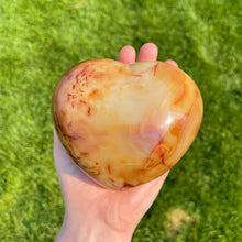 Load image into Gallery viewer, XXL 2lb14.1oz Carnelian Heart with Incredible color and Veins
