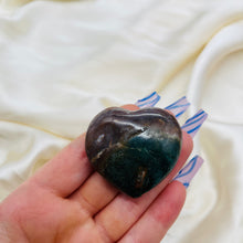 Load image into Gallery viewer, Ocean Jasper Heart Carving 9
