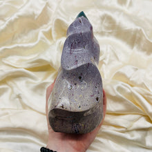 Load image into Gallery viewer, XL Pastel Purple Ocean Jasper Flame
