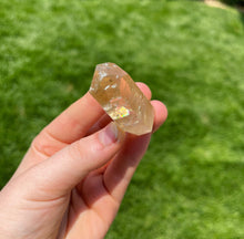 Load image into Gallery viewer, Stunning 1.7oz Natural Citrine Tower with Rainbow Sparkles and a Lovely Yellow Tone
