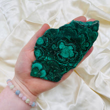 Load image into Gallery viewer, XL Top Quality Polished Malachite Slab 5
