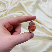 Load image into Gallery viewer, Simple Brecciated Jasper Cage Pendant

