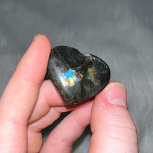 Load image into Gallery viewer, Labradorite Heart Carving 4
